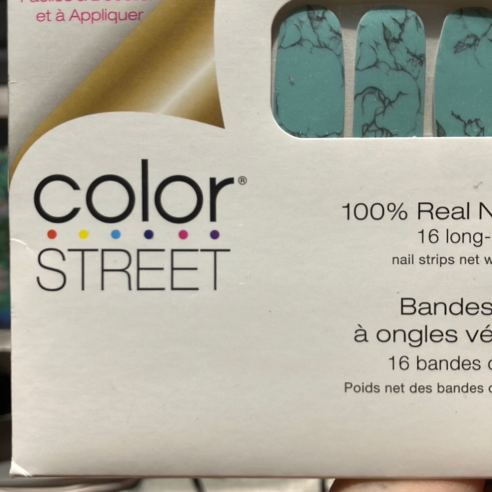 COLOR STREET “Mojave Turquoise” FDF279-C00421 UNOPENED Nail Polish Strips